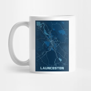 Launceston - Australia Peace City Map Mug